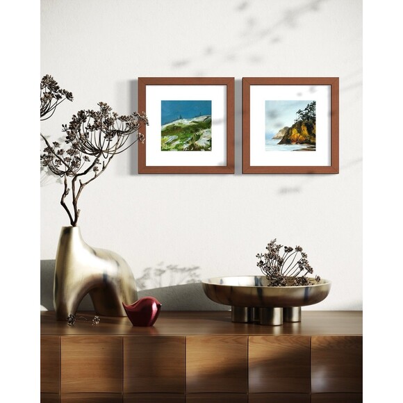 8x8 Maine Original Oil Painting Acadia Cadillac Mountain New England Art Signed - Picture 5 of 8